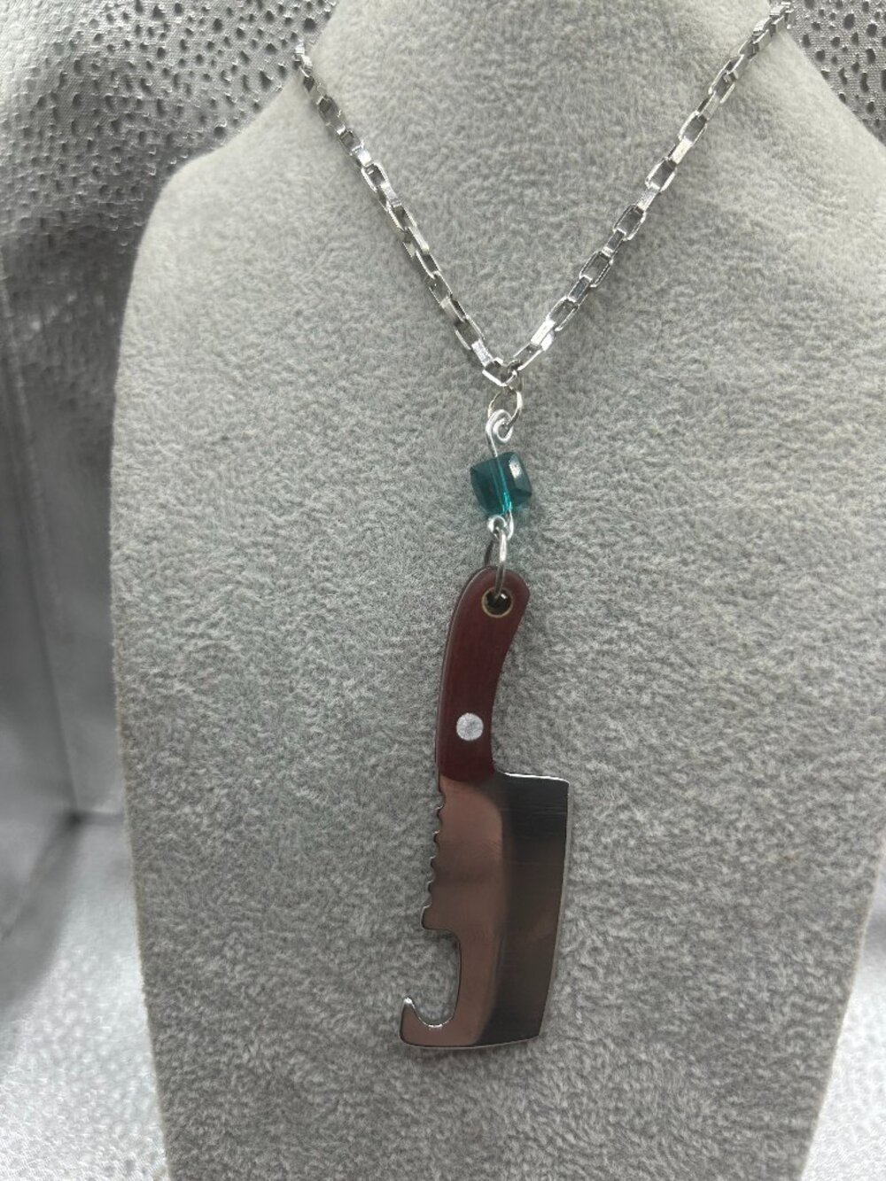 Handmade Mini Cleaver Necklace 2